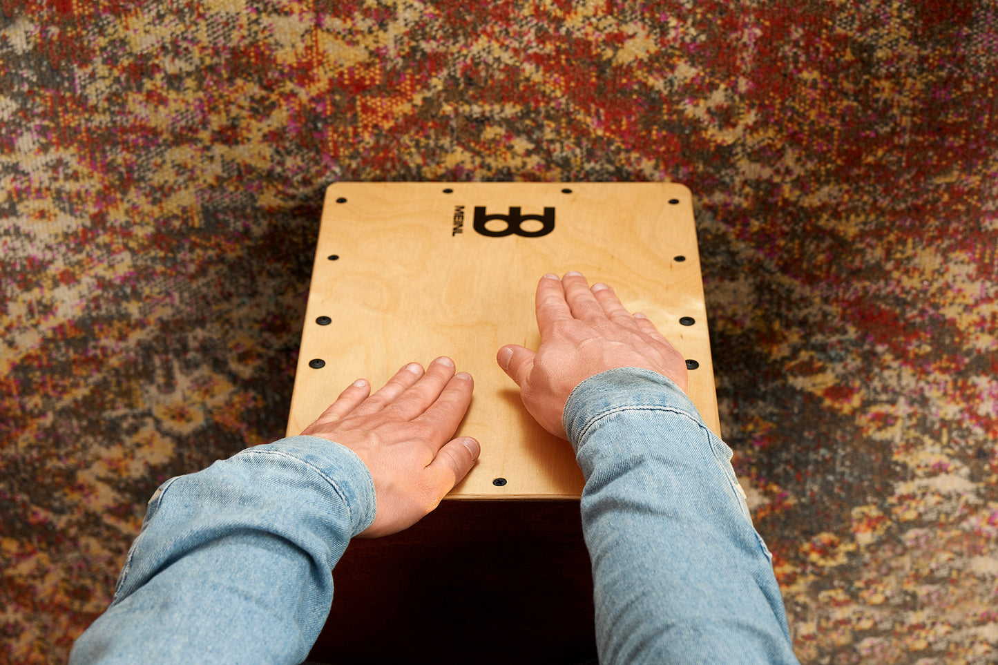 MEINL Percussion Jam Series Snare Cajon 50 - Baltic Birch/Almond Birch