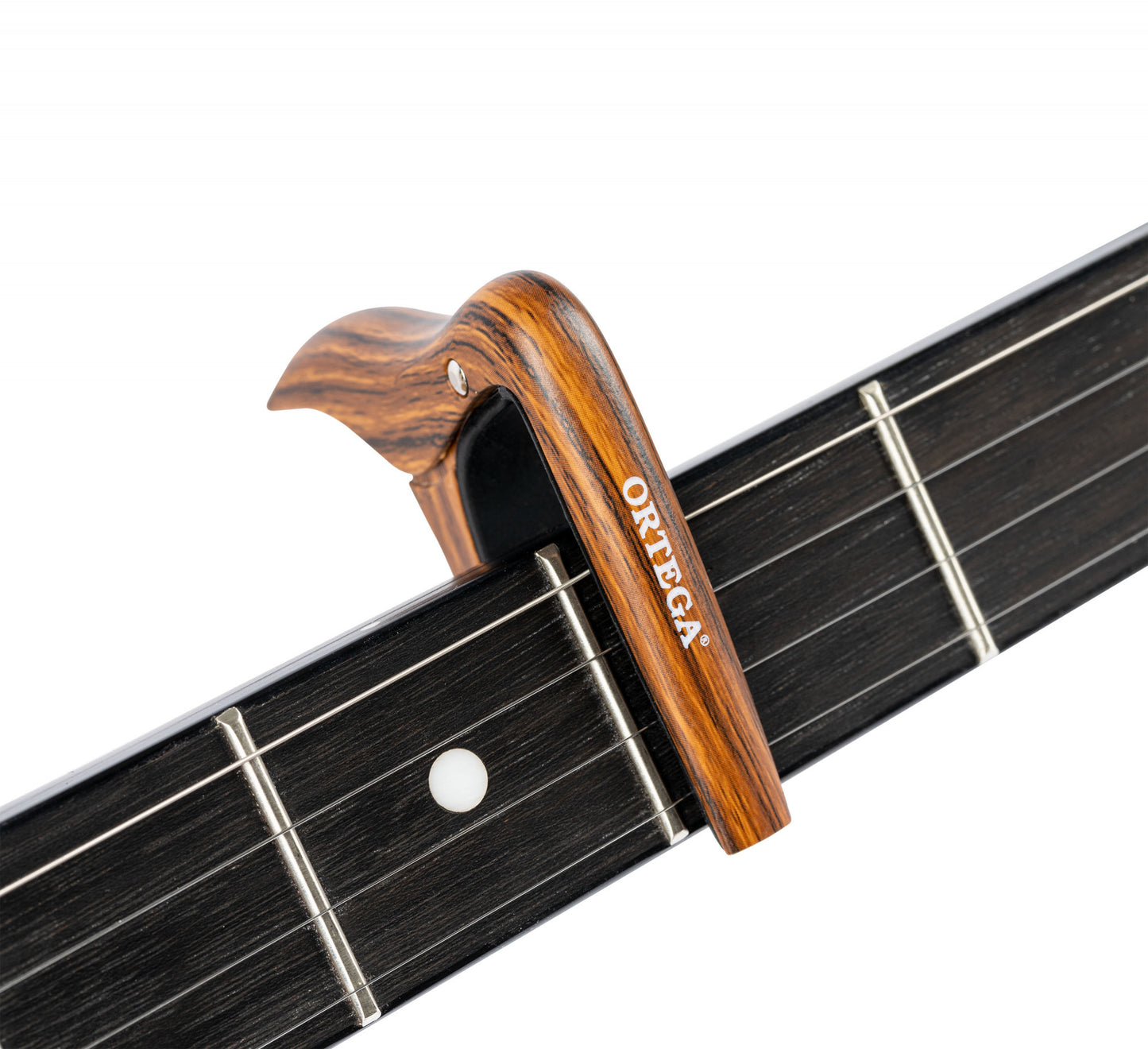 ORTEGA Ukulele Capo - Walnut Design