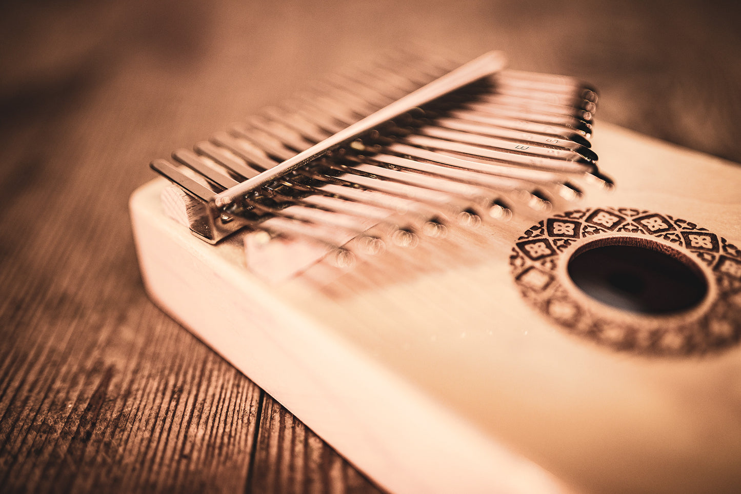 Meinl Sonic Energy Sound Hole Kalimba, 17 Töne, Ahorn