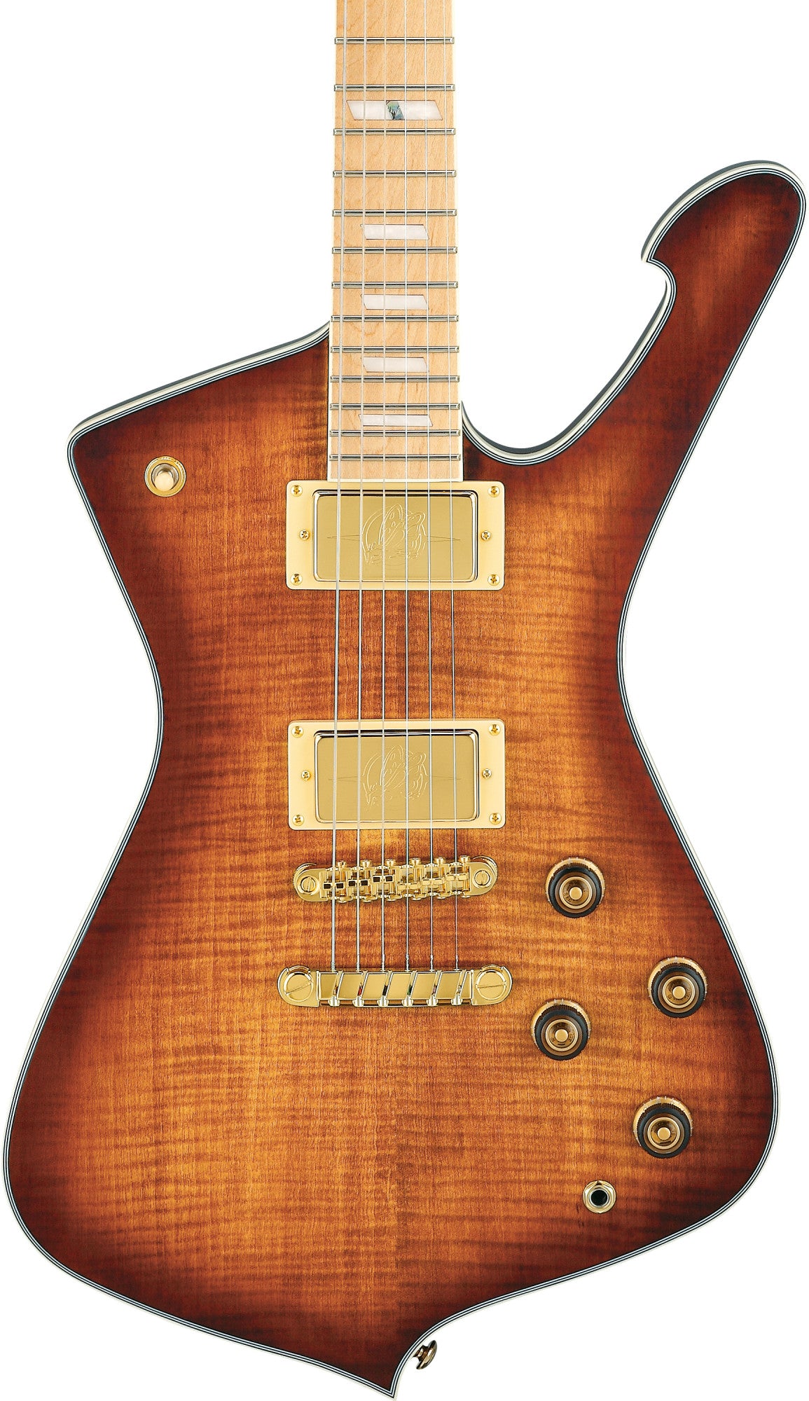 IBANEZ Iceman E-Gitarre 6-String - Caramel Burst Low Gloss + Gigbag