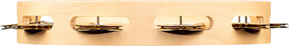 MEINL Percussion Artisan Edition Series Single-Row Wood Tambourine - 10"
