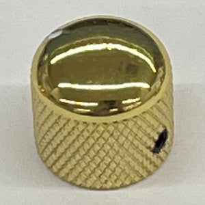 IBANEZ Control Knob Metal round head, large, Gold Screw lock, with indicator