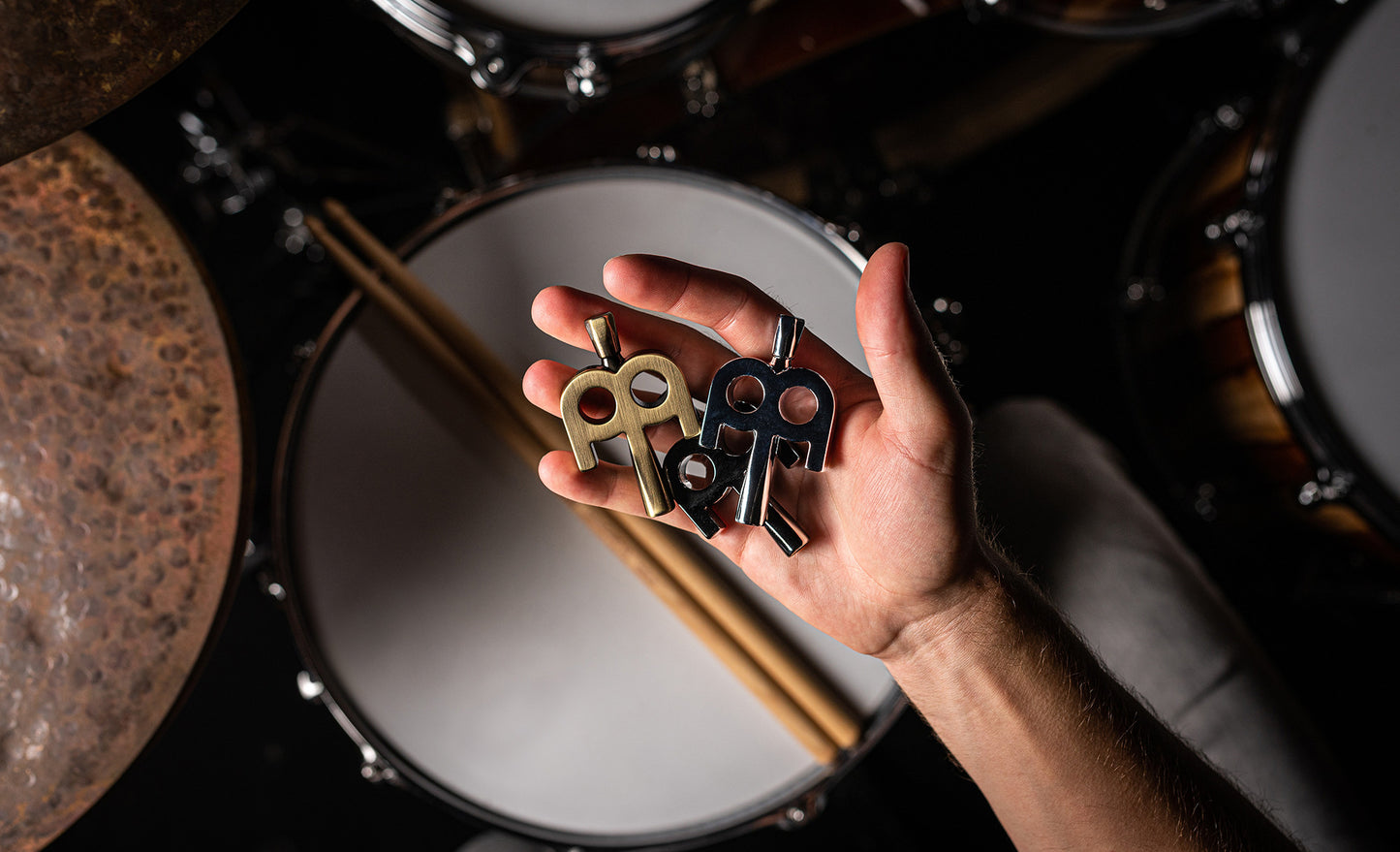 MEINL Stick & Brush Kinetic Drum Key - Antique Bronze