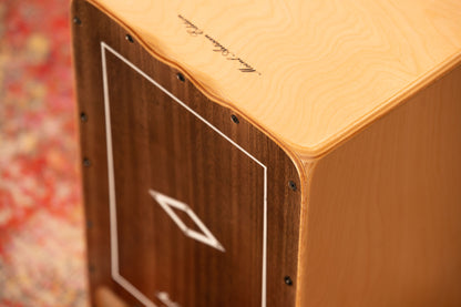 MEINL Percussion Artisan Edition Series String Cajon Cantina Line - Brown Eucalyptus