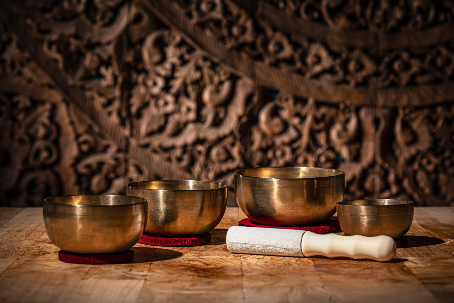 MEINL Sonic Energy Universal Series Singing Bowl Set 5 pcs - 250/400/500/600/g + Mallet