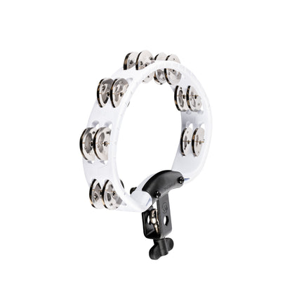 MEINL Percussion Headliner® Series Mountable Molded ABS Tambourine - White