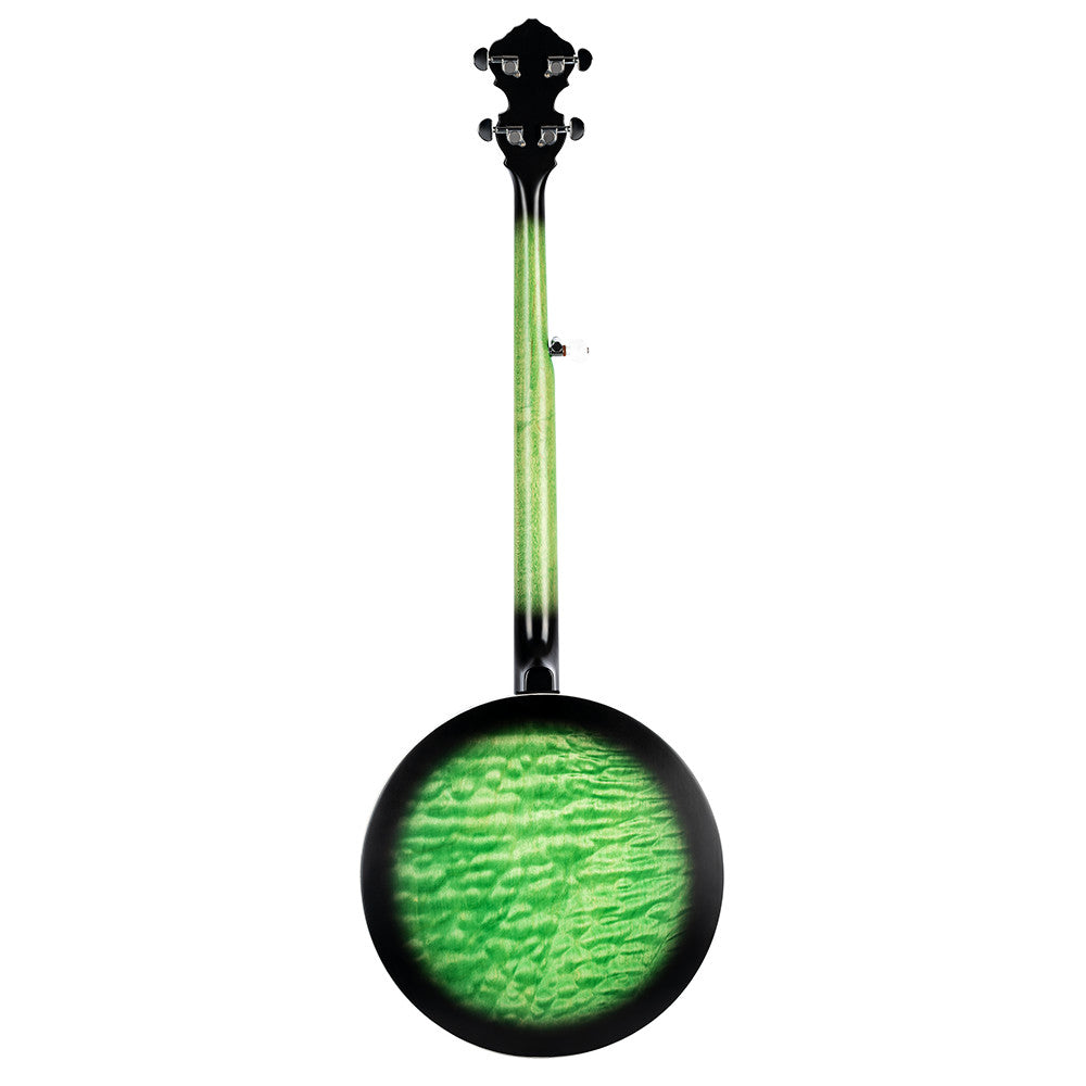 ORTEGA Falcon Serie Banjo 5 String - Maple Green + Bag