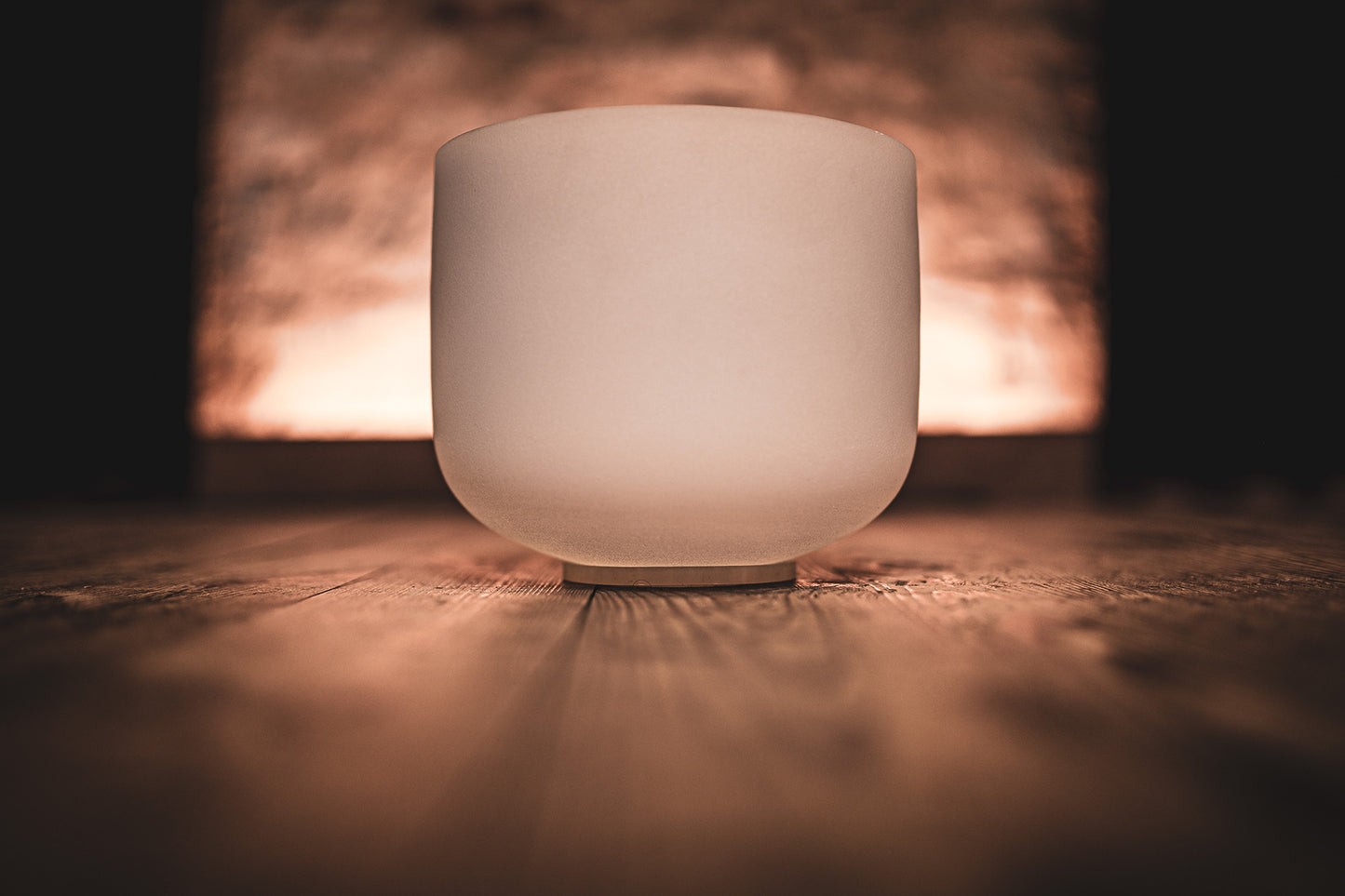 MEINL Sonic Energy White-Frosted Crystal Singing Bowl 8" - B4/Crown Chakra/432 Hz