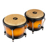 MEINL Percussion Headliner Series Wood Bongo 6 3/4" Macho & 8" Hembra - Wine Red Burst