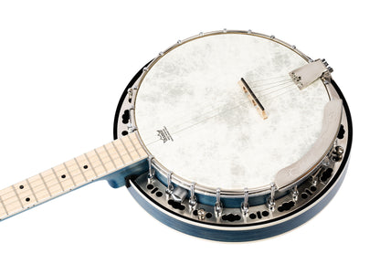 ORTEGA Falcon Series Banjo 5 String - Maple Blue + Bag