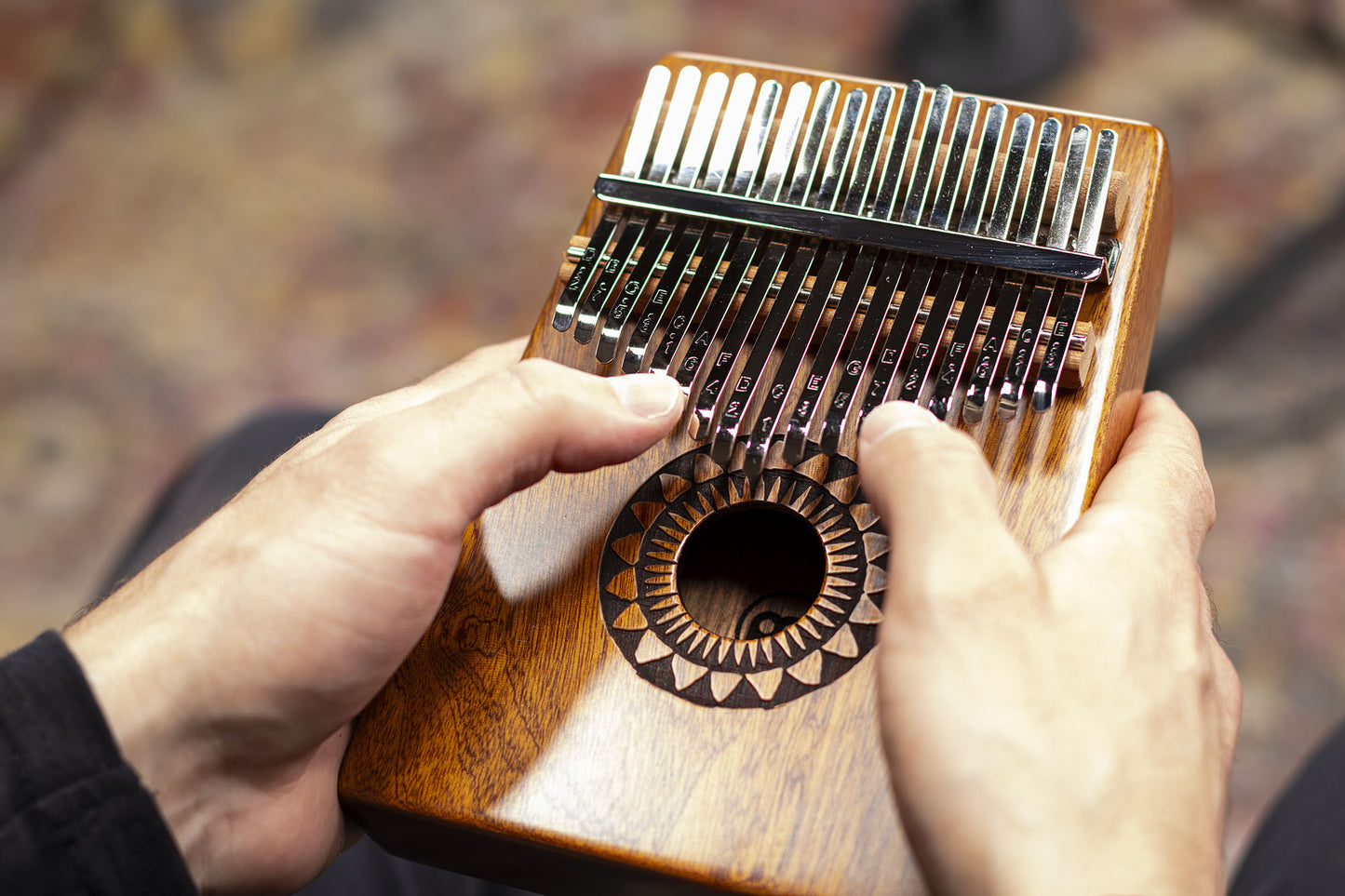 MEINL Percussion Sound Hole Designer Kalimba - Sun