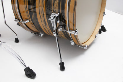 TAMA Superstar Classic Shell Kit 5 teilig - Natural Ebony Tiger Wrap/Chrom HW
