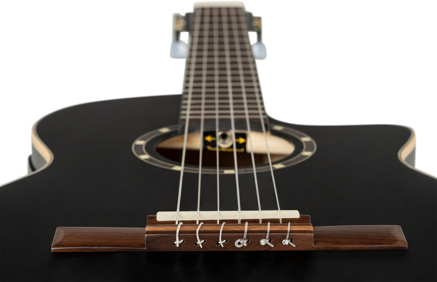 ORTEGA Family Series 3/4 Konzertgitarre 6-String - Satin Black + Gigbag