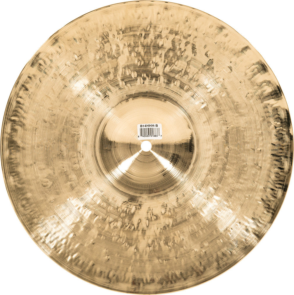 MEINL Cymbals Byzance Brilliant Heavy Hammered Hihat - 14"