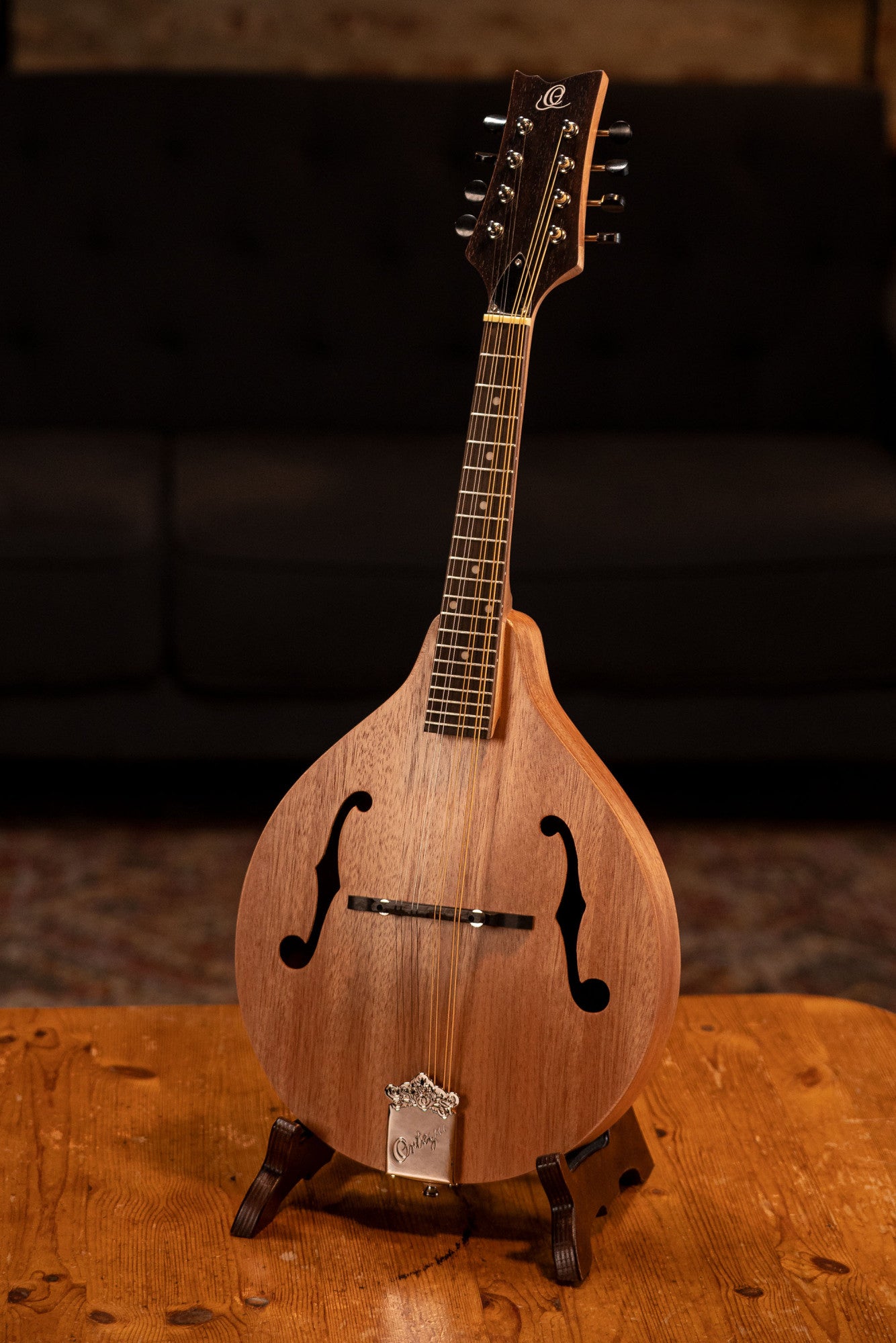 ORTEGA A-Style Series Mandoline 8 String Lefty - Mahogany Natural