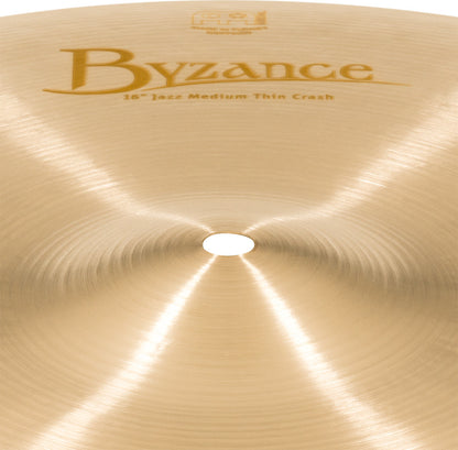 MEINL Cymbals Byzance Jazz Medium Thin Crash - 16"
