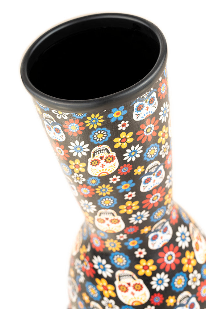 MEINL Percussion Alpine Series Synthetic Djembe - 10" Day of the Dead Finish