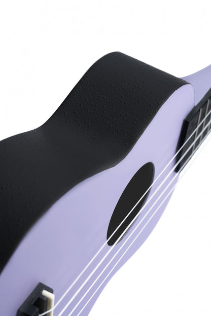 KEIKI K2 Serie Sopran Ukulele Set - Agathis / ABS Lavender Field