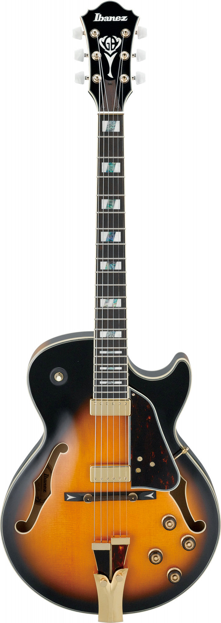 IBANEZ George Benson Signature Hollowbody Gitarre 6-String - Brown Sunburst + Koffer MGB100C