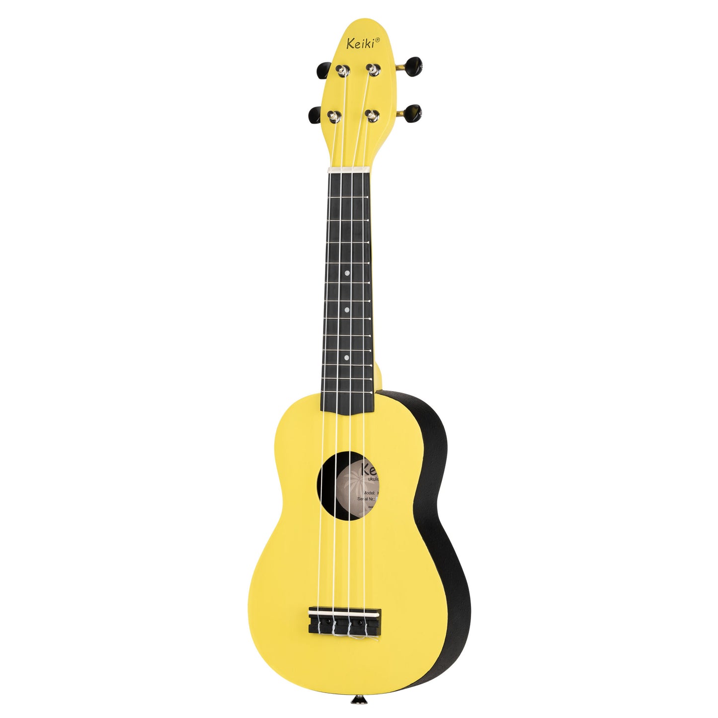KEIKI K2 Serie Sopran Ukulele Set - Agathis / ABS Lemon Grass