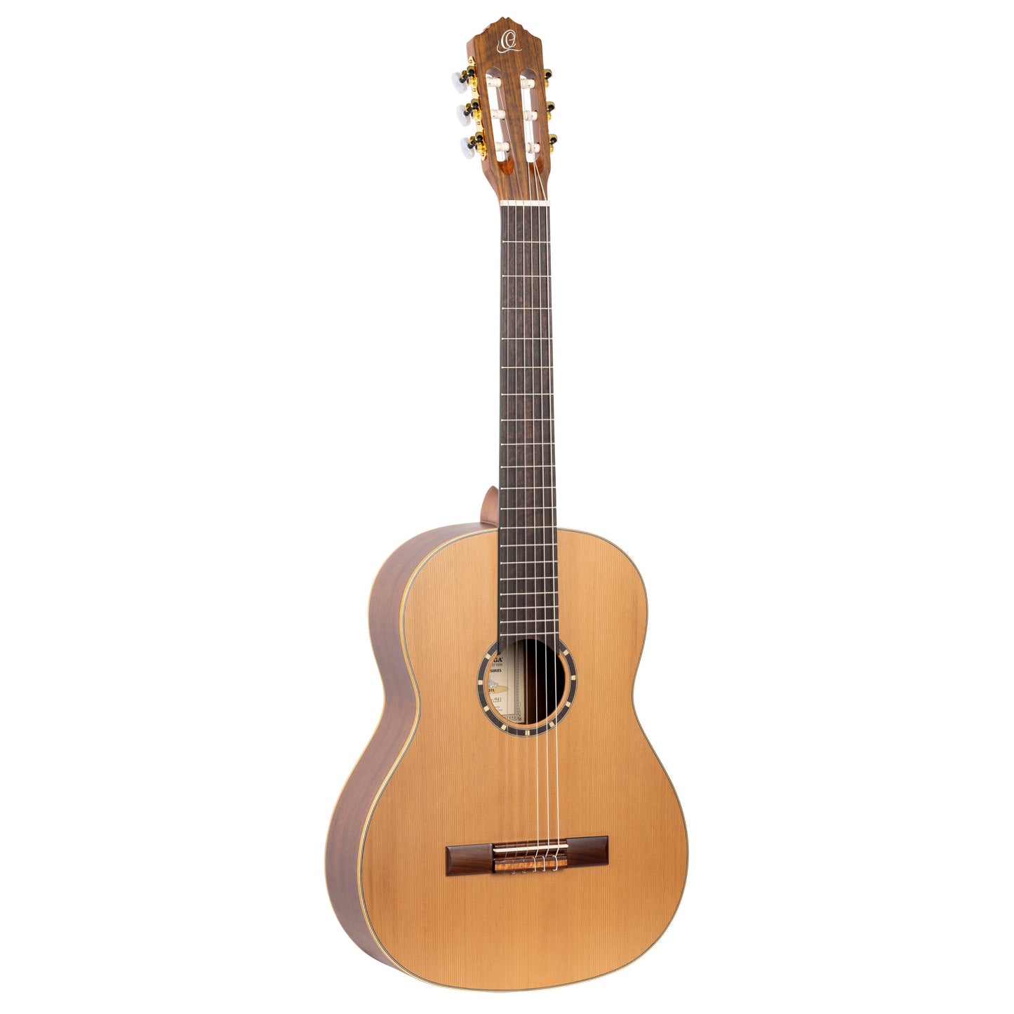 ORTEGA Family Series Pro 4/4 Konzertgitarre 6 String Lefty - Zeder / Mahagoni Natur + Bag