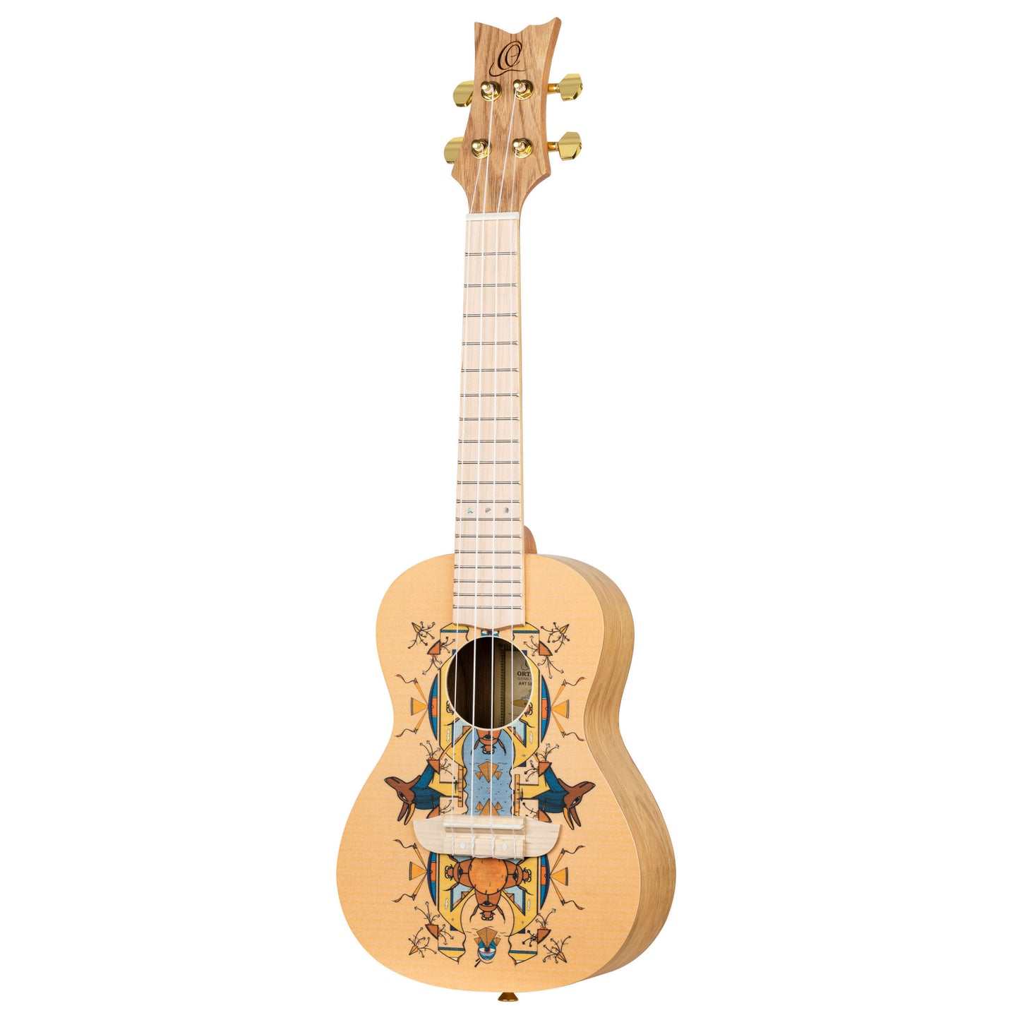 ORTEGA Art Serie Konzert Ukulele 4 String - Spruce / Catalpa Egypt
