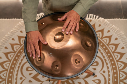 MEINL Sonic Energy Sensory Handpan, Stainless Steel, F Pygmy, 11 Notes, 440 Hz, Vintage copper
