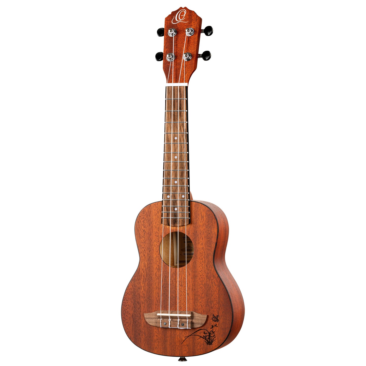 ORTEGA Bonfire Series Soprano Ukulele 4 String - Sapele Natural
