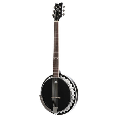 ORTEGA Raven Serie Banjo 6 String - Mahogany Black + Bag