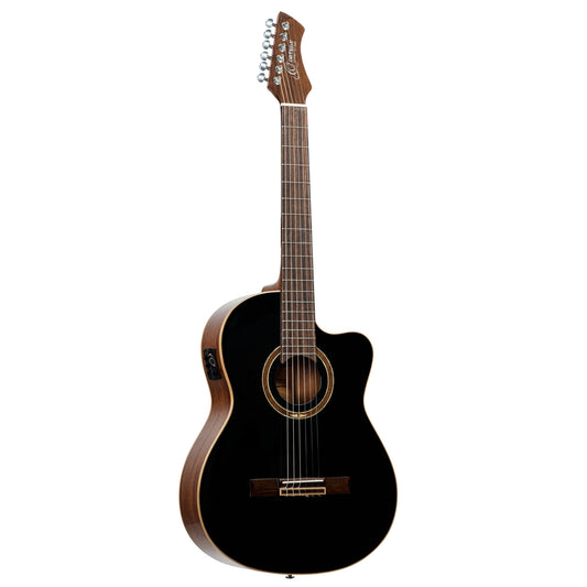 ORTEGA Performer Series 4/4 Konzertgitarre 6-String - Black + Gigbag