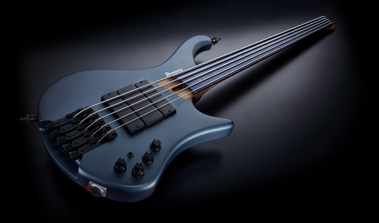 IBANEZ Bass Workshop EHB E-Bass 5-String Fretless - Arctic Ocean Matte