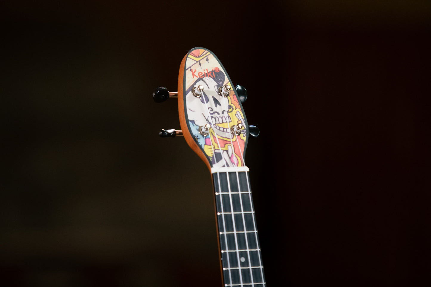 KEIKI K2 Serie Sopran Ukulele Set - Agathis / El Muerto"