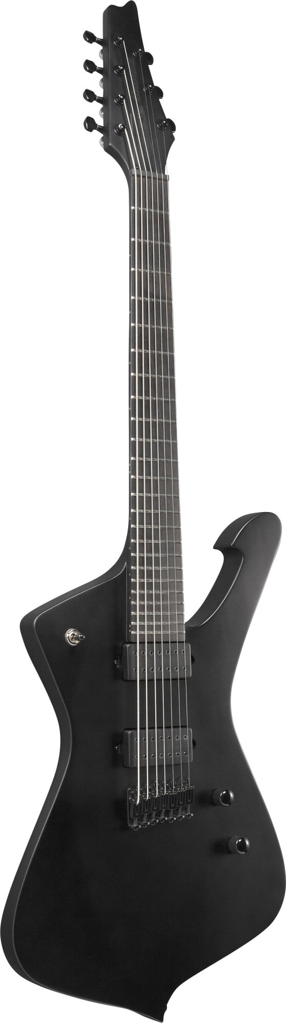 IBANEZ Iron Label Iceman E-Guitar 7 String - Black Flat