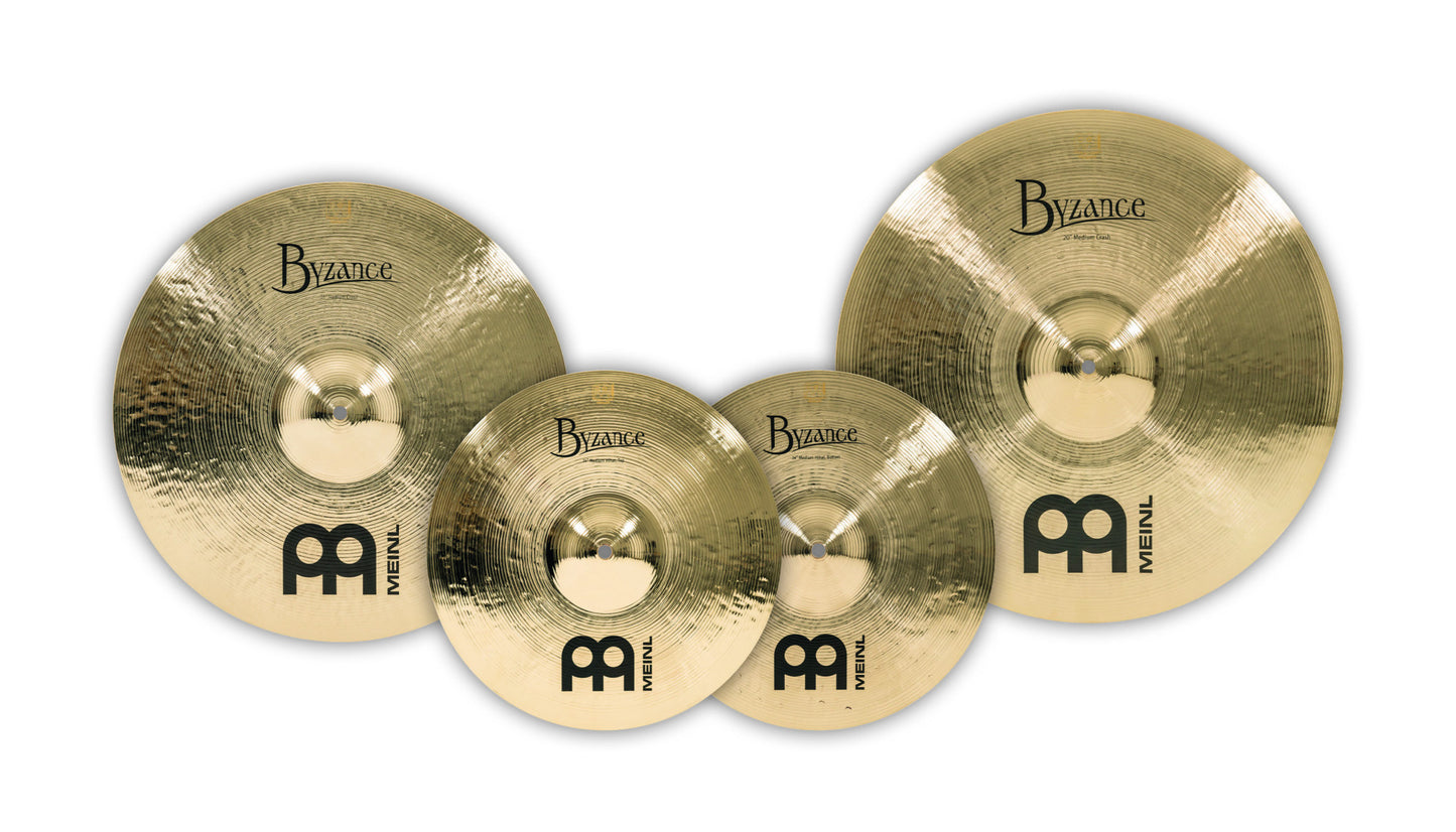 MEINL Cymbals Byzance Brilliant Complete Cymbal Set