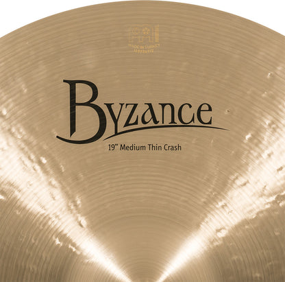 MEINL Cymbals Byzance Traditional Medium Thin Crash - 19"