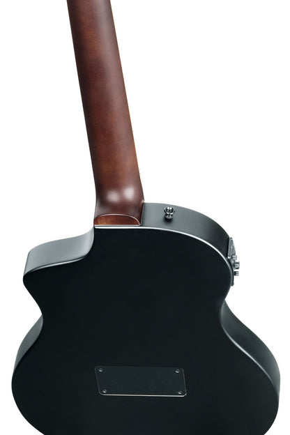 ORTEGA TourPlayer DeLuxe Nylon String Guitar 6-String - Spruce Black + Gig Bag