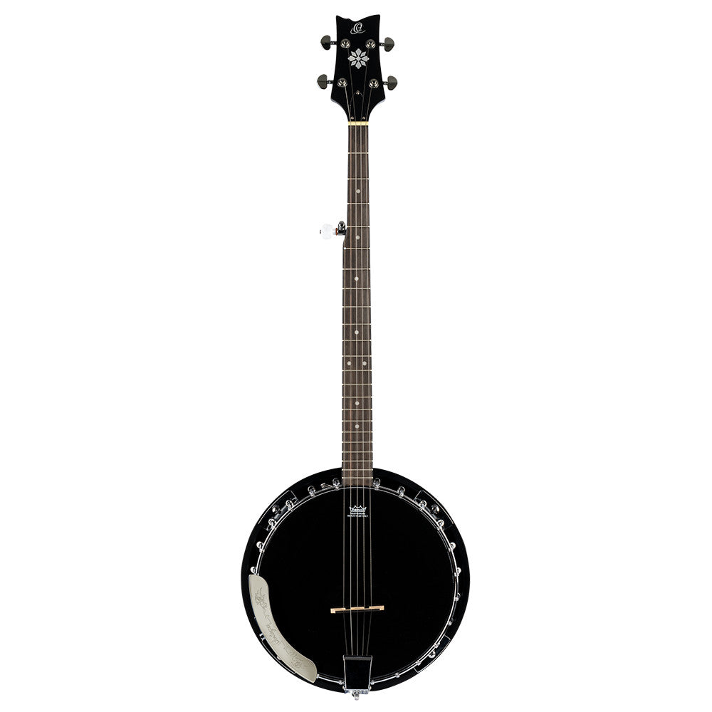 ORTEGA Raven Series Banjo 5 String - Mahogany Black + Bag