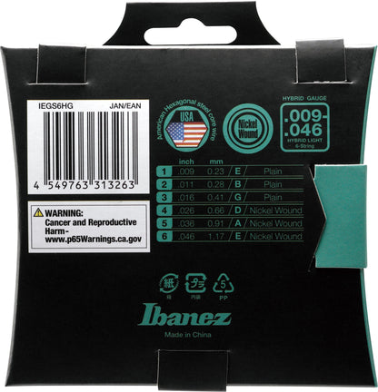 IBANEZ String Set für 6 String E-Gitarre - Hybrid Light