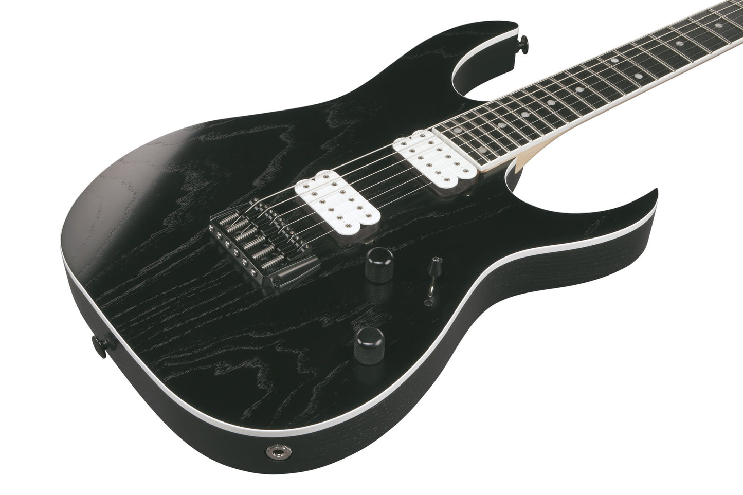 IBANEZ Prestige RGR Electric Guitar 6-String - Weatherd Black + Case M20RG