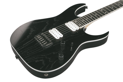 IBANEZ Prestige RGR Electric Guitar 6-String - Weatherd Black + Case M20RG