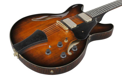 IBANEZ Artstar AS Hollow Body Gitarre 6-String - Tobacco Brown + Koffer
