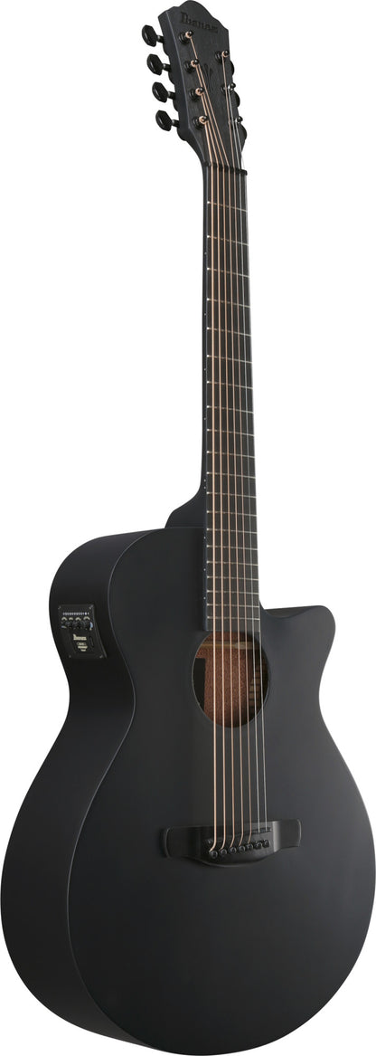 IBANEZ AEG Acoustic Guitar 7-String - Black Out