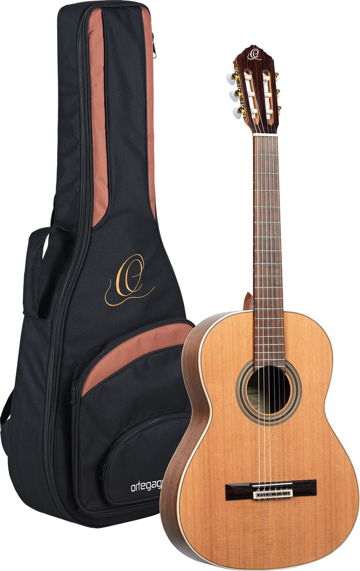 ORTEGA Traditional Series 4/4 Konzertgitarre 6-String + Pro Gigbag