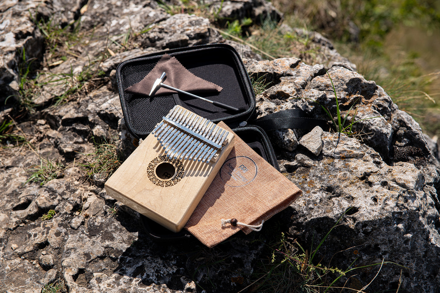 Meinl Sonic Energy Sound Hole Kalimba, 17 Töne, Ahorn