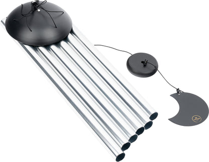 Meinl Sonic Energy Moon Meditation Chime 44"/110 cm - 432 Hz - Runder Bogendeckel/Silber