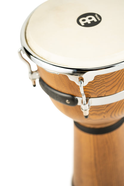 MEINL Percussion Floatune Series Djembe 12" - Zebra Finished Ash Matte