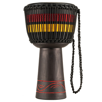 MEINL Percussion Original African Style Rope Tuned Wood Djembe - 13"