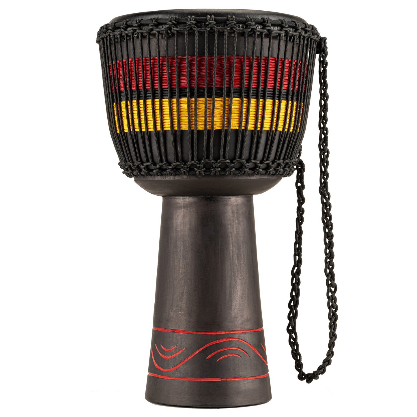MEINL Percussion Original African Style Rope Tuned Wood Djembe - 13"
