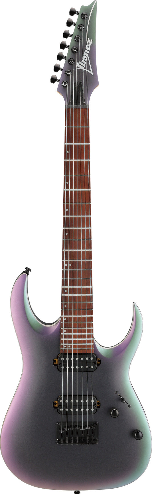 IBANEZ RGA Electric Guitar 7-String - Black Aurora Burst Matte