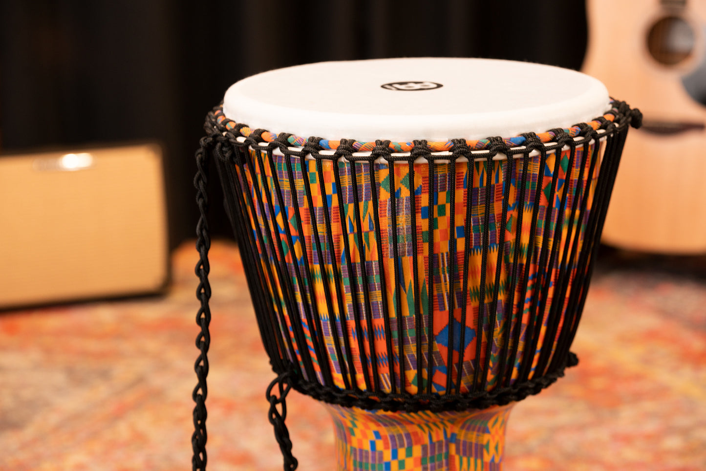MEINL Percussion Travel Series African Djembe 14" - Kenyan Quilt